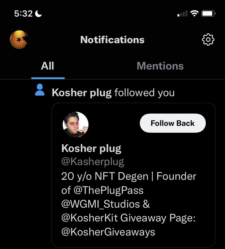 Was on the bus and I screamed out loud after seeing this. Then I found out it was a fake account…😭 <a href="/KosherPlug/">Dylan Lundgren</a> 
This close to happiness.