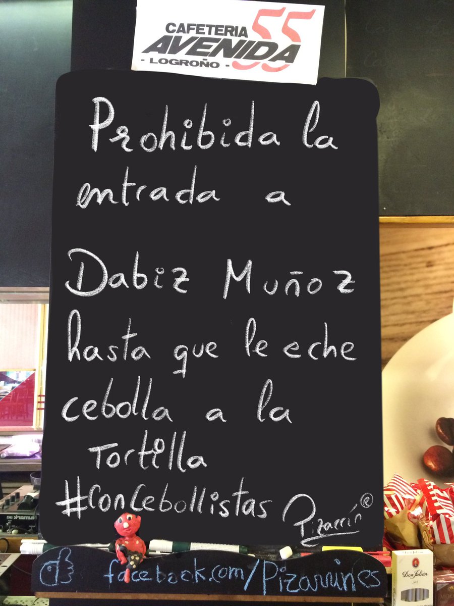 Se prohíbe ⛔️ la entrada a <a href="/Dabizdiverxo/">Dabizdiverxo</a> hasta que le eche 🧅 a la tortilla de patata. 
#ConCebollistas