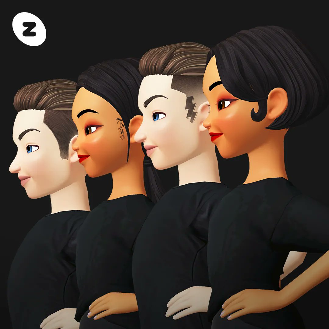 zepeto_official's tweet photo. It's all in the details💇✨
From a couple of strands of hair to hair tatoo!
Try them all to see which one looks the best🙌

#ZEPETO #Item #Hair #Sideburns
#Character #Avatar #Metaverse https://t.co/qgwLFIHbVt
