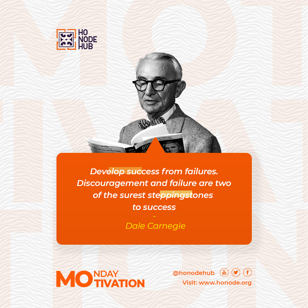 NodeEight's tweet image. Do not let failure and disappointment discourage you from achieving your goals. Keep trying!!! 

We wish you a productive week ahead.

#mondaymotivaton 
#Honodehub
#nodepeople