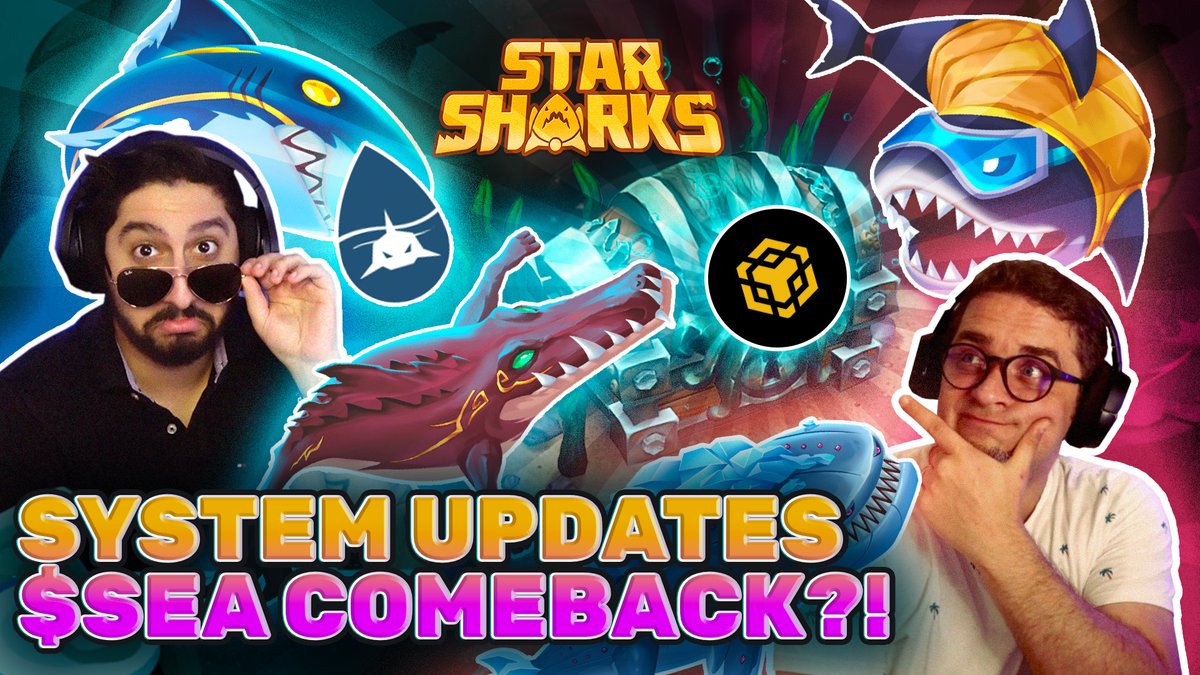 unixcorpgg's tweet photo. Our #UNIXGaming gurus are back with exciting system updates about #StarSharks! 🦈

Did someone say "a $SEA comeback" ? 🤔

Tune in now and catch all the fun 👇
https://t.co/pSHV1YoQeM https://t.co/z7akfxZ5Ba