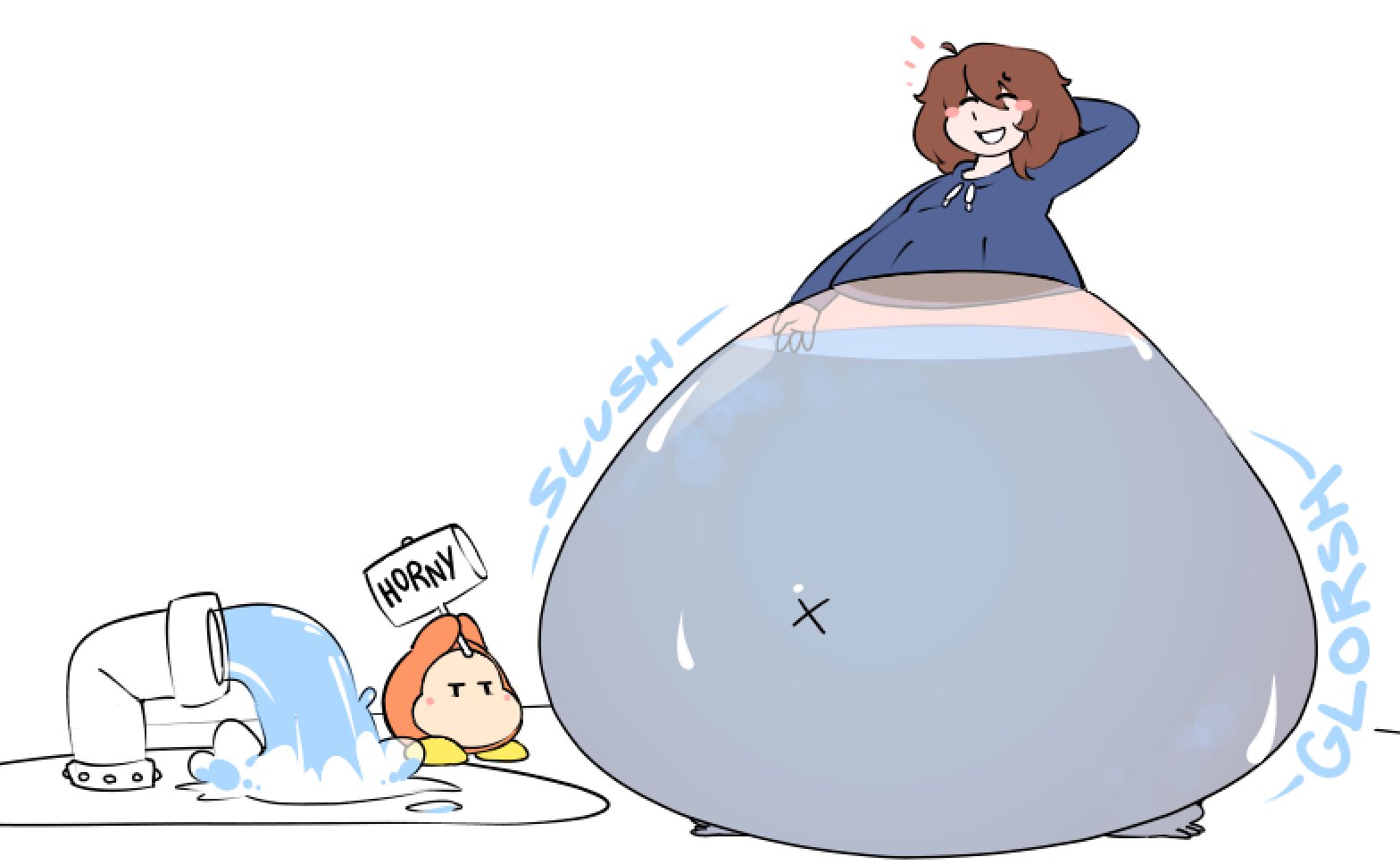Water Inflation Girl Games