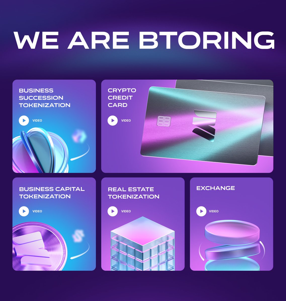 blocktoring's tweet image. BTORING DAPP the future One-Stop-Shop, for the next generation of Business and Real Estate Equity Tokenisation, where you can manage equity, capital, and digital currencies. 
#wearebtoring #equitytokenization #onestopshop #crypto #NEARProtocol #startup #BTOR #CHFBT