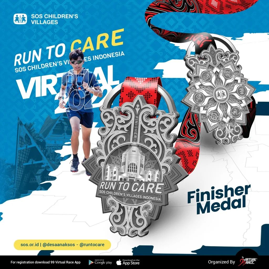 Medali 🏅 Run To Care - Virtual • 2022