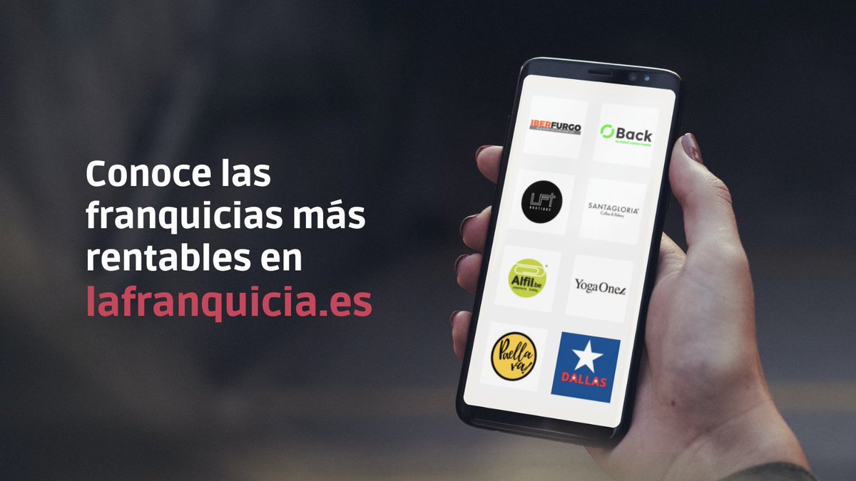 lafranquicia_es's tweet photo. ¡Buenos días! No te pierdas las franquicias destacadas de esta semana, ocho modelos para emprender con éxito este 2022. Visita nuestra web: https://t.co/2PZYR7UcP5
#Iberfurgo #Backmovil #UFITboutique @alfilbe_central @Santagloria_Pan @ClubsDiR #Yogaone #PaellaVa #PizzeríaDallas https://t.co/4yiFaWf0H0