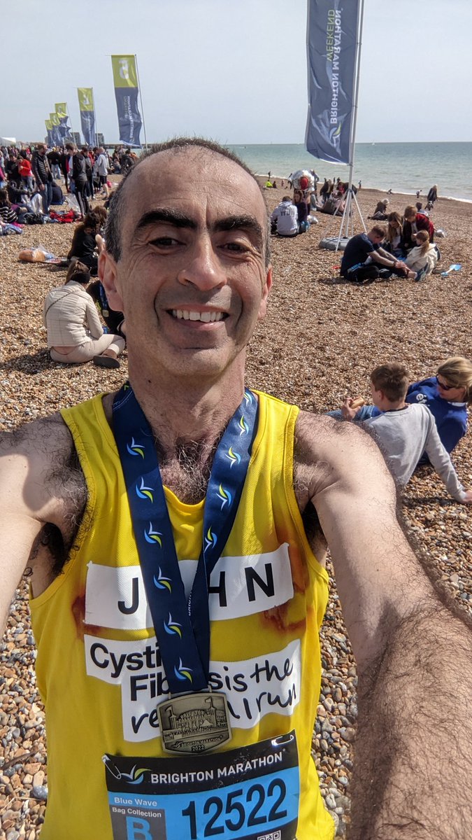 Recovering today after finishing #BrightonMarathon yesterday in a new PB of 3hrs 38. Thanks to everyone who sponsored me justgiving.com/fundraising/jo…