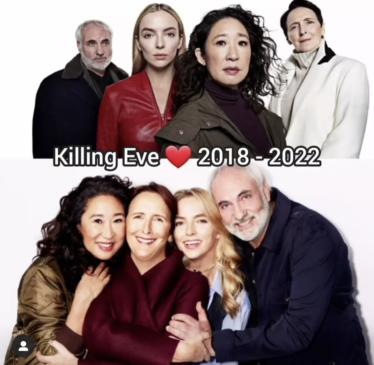 Wow - what an unbelievable rollercoaster this journey has been - I am very grateful to have been a part of this amazing show - goodbye Killing Eve and thanks so much for your fantastic love and support ❤️
<a href="/KillingEve/">Killing Eve</a>  <a href="/BBCOne/">BBC One</a>  <a href="/BBCiPlayer/">BBC iPlayer</a>  <a href="/BBCAMERICA/">BBC America</a> <a href="/AMCPlus/">AMC+</a>  <a href="/sidgentlefilms/">Sid Gentle Films</a>