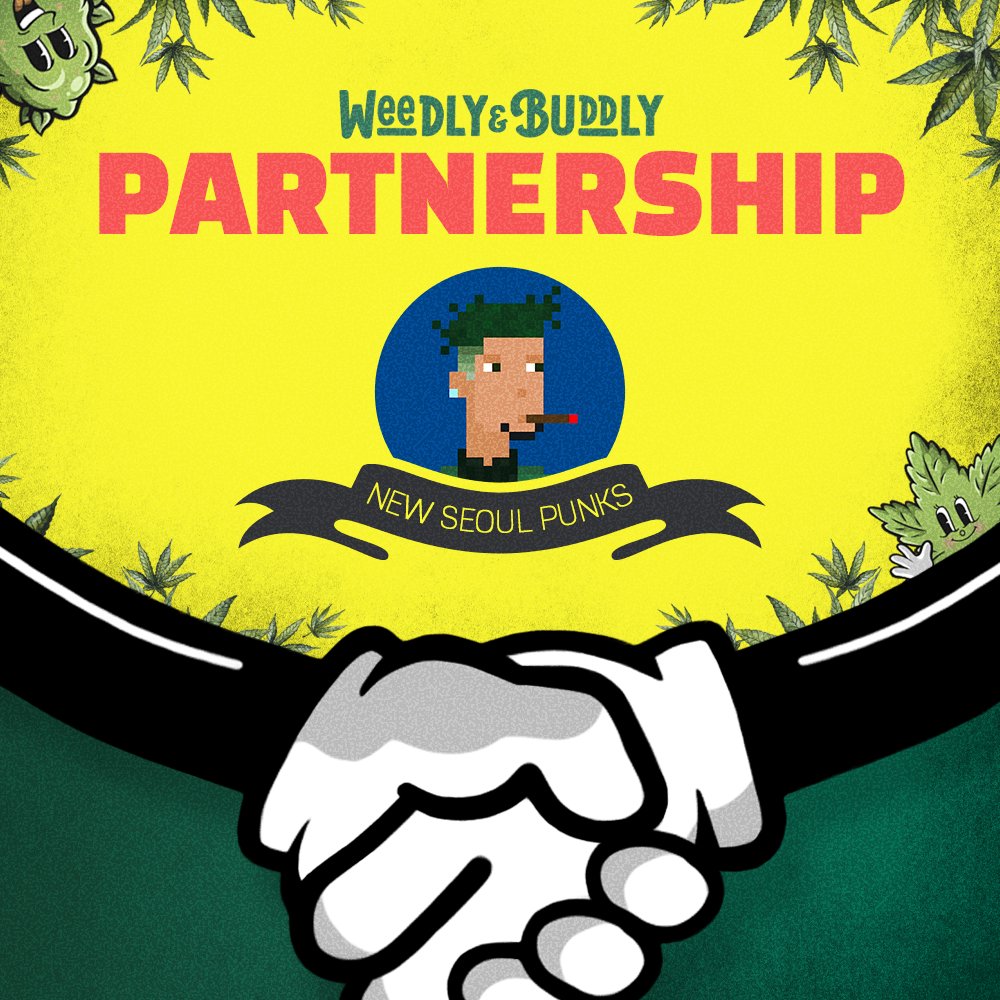 Weedly &amp; Buddly 파트너쉽 화리 이벤트!

🔸 ~4/16 18시
🔸 10명 W&amp;B 화리
🔸 뉴서펑or핑프 홀더 대상!

💚 대마초 합법화가 되어야하는 이유 트윗!
💚 #Free_Weedly_Buddly #WeedlyBuddly 해시태그
💚 <a href="/weedlybuddly/">Weedly & Buddly</a> 계정태그

🔸 4/16 20시 디코에서 화리 발표!

 #Free_Weedly_Buddly #WeedlyBuddly