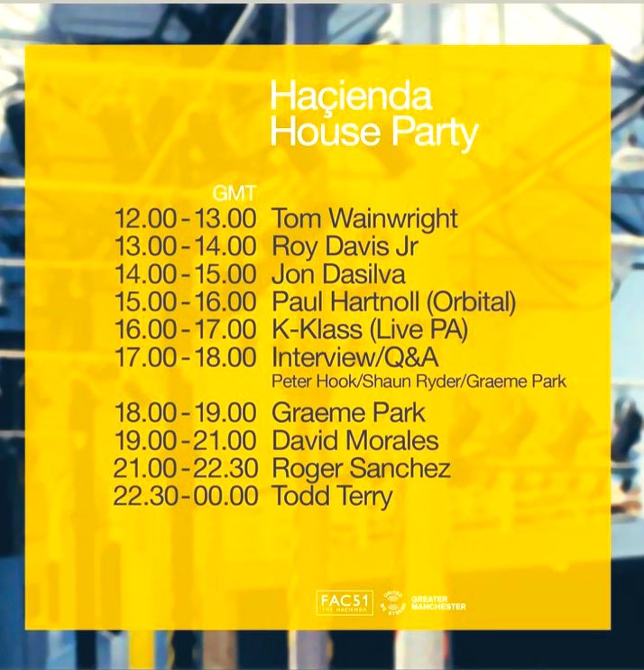 McrUnplugged's tweet photo. Two years ago today, we united people through music & dancing, all over the world…
🚧💃🏼🌏💃🏼🎧
@Fac51hacienda @GM_Culture @graemepark @peterhook
#haciendahouseparty
#unitedwestreamgm #streamgm #manchester #culture #music #hacienda #lockdown #trendingworldwide #unitedwestream https://t.co/VZjwgfAV9T