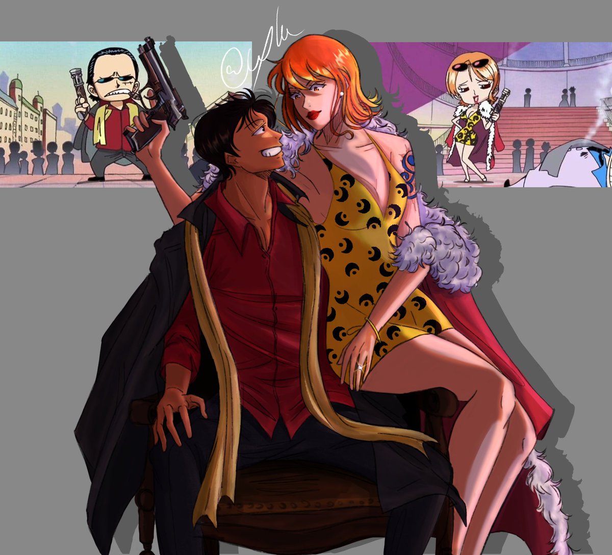 Chixypv's tweet photo. "Game Over"
#ONEPIECE #ルナミ https://t.co/m4RAwnsQdy