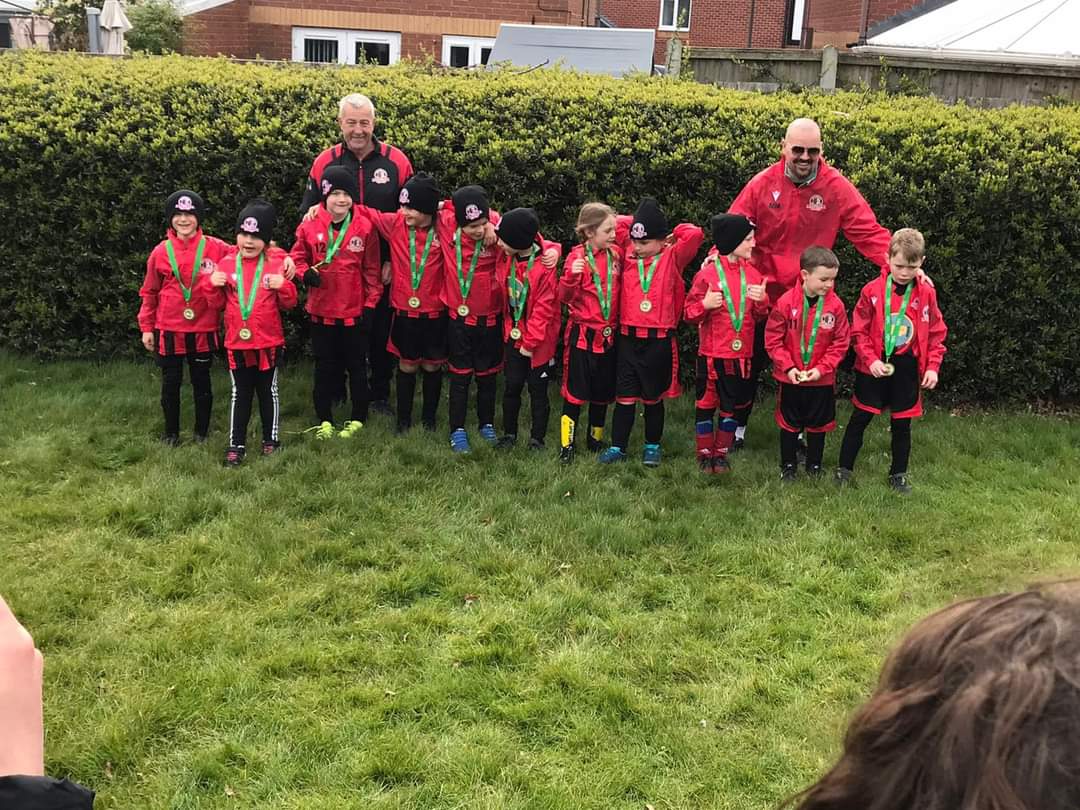 <a href="/SpondonRovers/">Spondon Rovers F.C.</a> U7s Strikers team have completed their first season in the @DerbyJFL. Great to see the next gen of players coming through. Thanks to all involved, to <a href="/YSPMediaFilms/">YSP Media</a> for sponsoring the team and CRK Construction &amp; Landscaping for their new tops. #grassrootsfootball