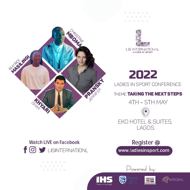 LISinternationl's tweet photo. Namibian track and field stars Christine Mboma & Beatrice Masilingi are part of a brilliant lineup of speakers set to grace the 2022 #LadiesInSports conference to discuss the theme: “Taking the Next Steps”.
#LiSconference2022 #TakingNextSteps https://t.co/15vccSFhgO