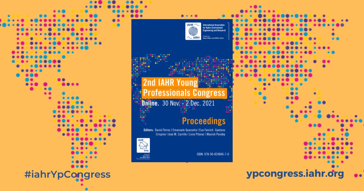The proceedings from the 2nd #IAHR Young Professionals #Congress have now been published online for all! The #iahrYPCongress welcomed 840 participants from 90 different countries. iahr.org/library/anythi… #HydroEnvironment #engineering #research #water
