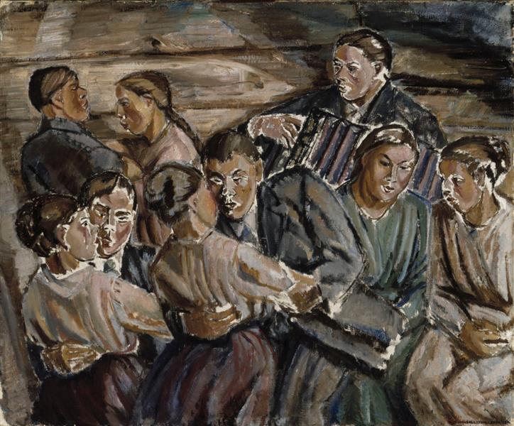 art_every_hour's tweet photo. Jytkyt (1918) by Sallinen Tyko
#artbot #Tyko https://t.co/OjB8nexOcp