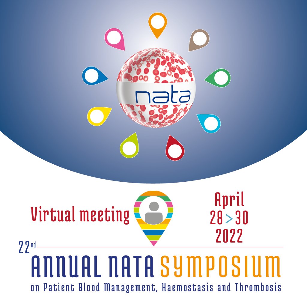 Have you registered for the Annual NATA Symposium? 

🗓️28-30 April 
      + 6 webinars
      + on-demand 
🌎 International speakers and delegates
🩸 #Patientbloodmanagement #transfusion #anaemia 
🔖 13 CME

➡️Register today nataonline.com/annual-symposi…