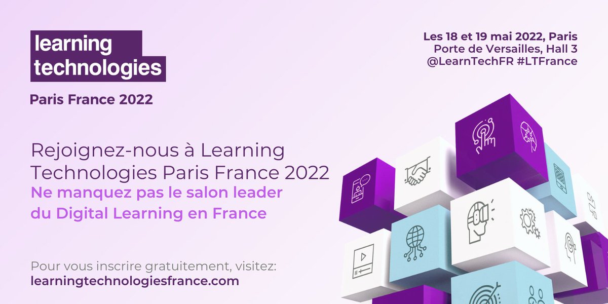 Tiny le premier coach virtuel professionnel disponible sur les messageries instantanées sera présent au salon Learning Technologies France !
Venez le découvrir au stand B40 à Paris Porte de Versailles Hall 3, le 18 et 19 mai 2022 
#learning #formationpro #event #innovation #paris