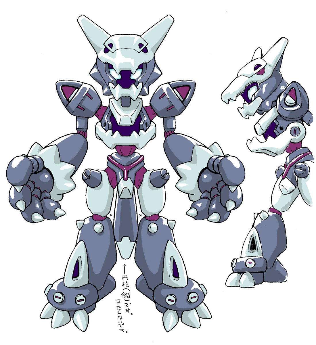 あとこのへん。ブルーティス、Sに実装されませんかね。額もっと張り出していいから(なんかこの横顔だと文句言われる。僕ももうちょい張り出した方がかっこいいとは思う。でもかっこよすぎないところがそもそものメダロットっぽいっての、ない?)。
#メダロット 