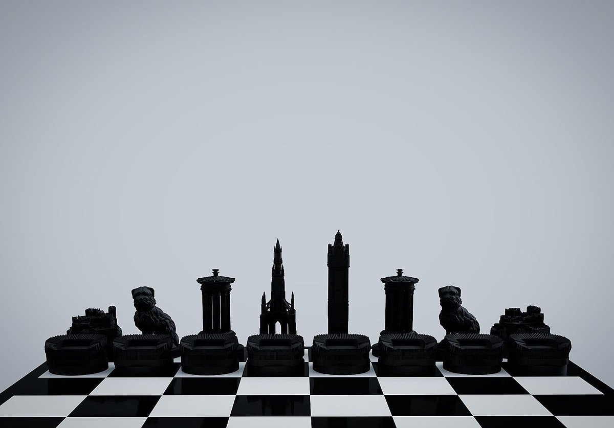 thisismedio's tweet photo. Congratulations to Michael and Alex @3DScotland as they gear up to launch their latest #chess set. This time it’s iconic #Edinburgh. We’re looking forward to playing with this set once it’s produced. #chesspunks #chessnotcheckers #chesschamps https://t.co/v4V2Lz7gYp