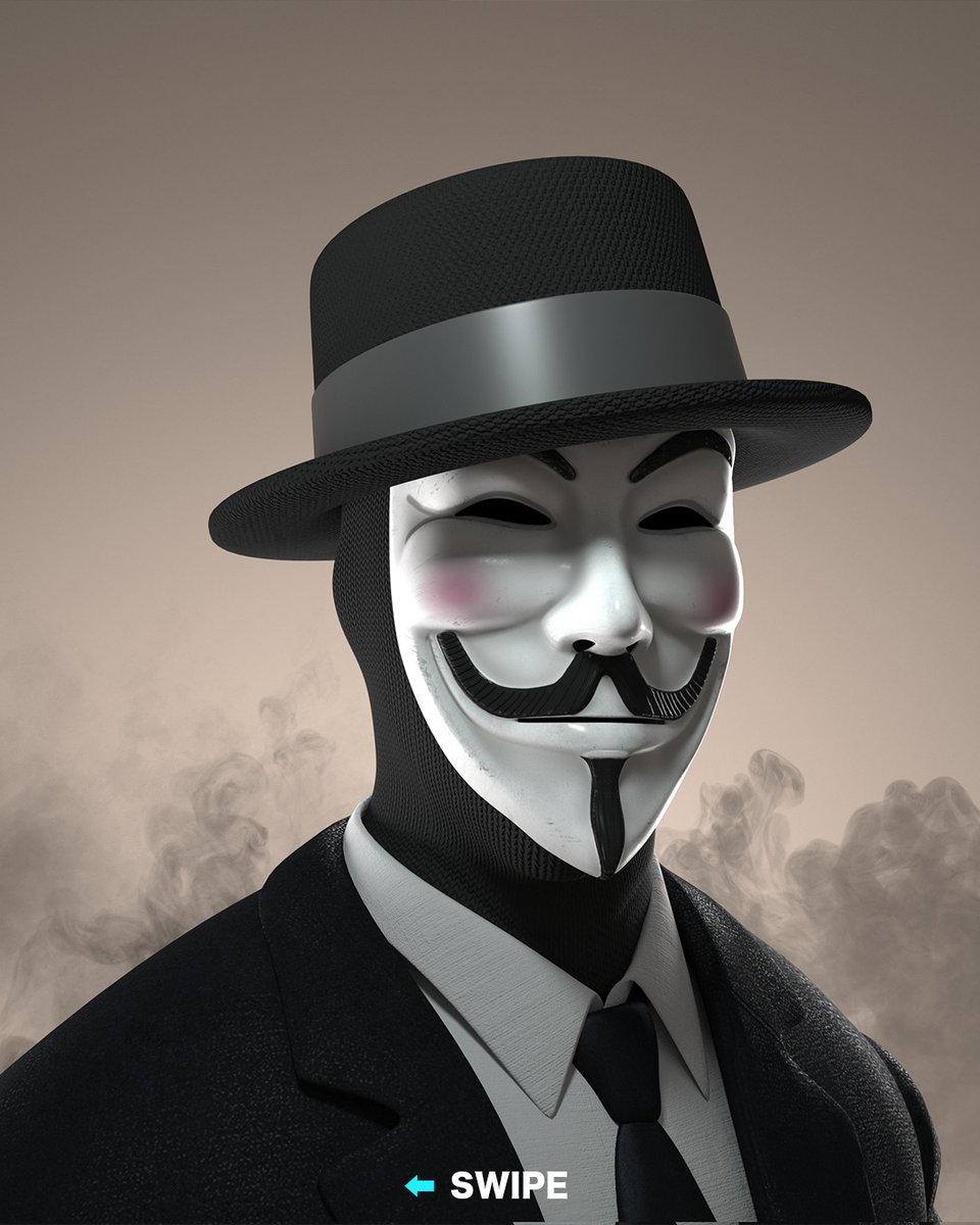 HypeWeb3's tweet photo. ロシアによるウクライナ侵略問題にも登場した、あのハッカー集団アノニマスのNFTが登場！
今後、価格が上がっていくのか気になるところ。
https://t.co/2TpBJy3zvn
#anonymous #アノニマス #Web3 #仮想通貨 #Metaverse #メタバース #NFT #Bitcoin #ビットコイン https://t.co/9EpafxKj5r