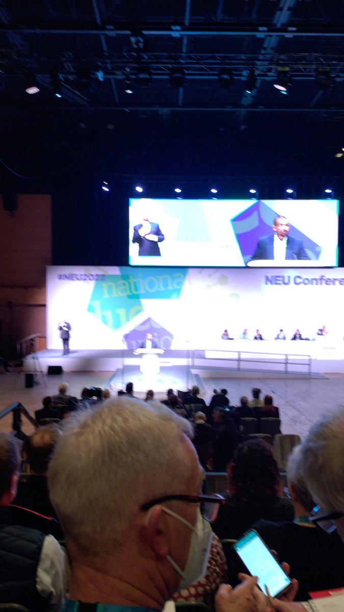Day 1 of NEU conference 
Daniel K, president speech