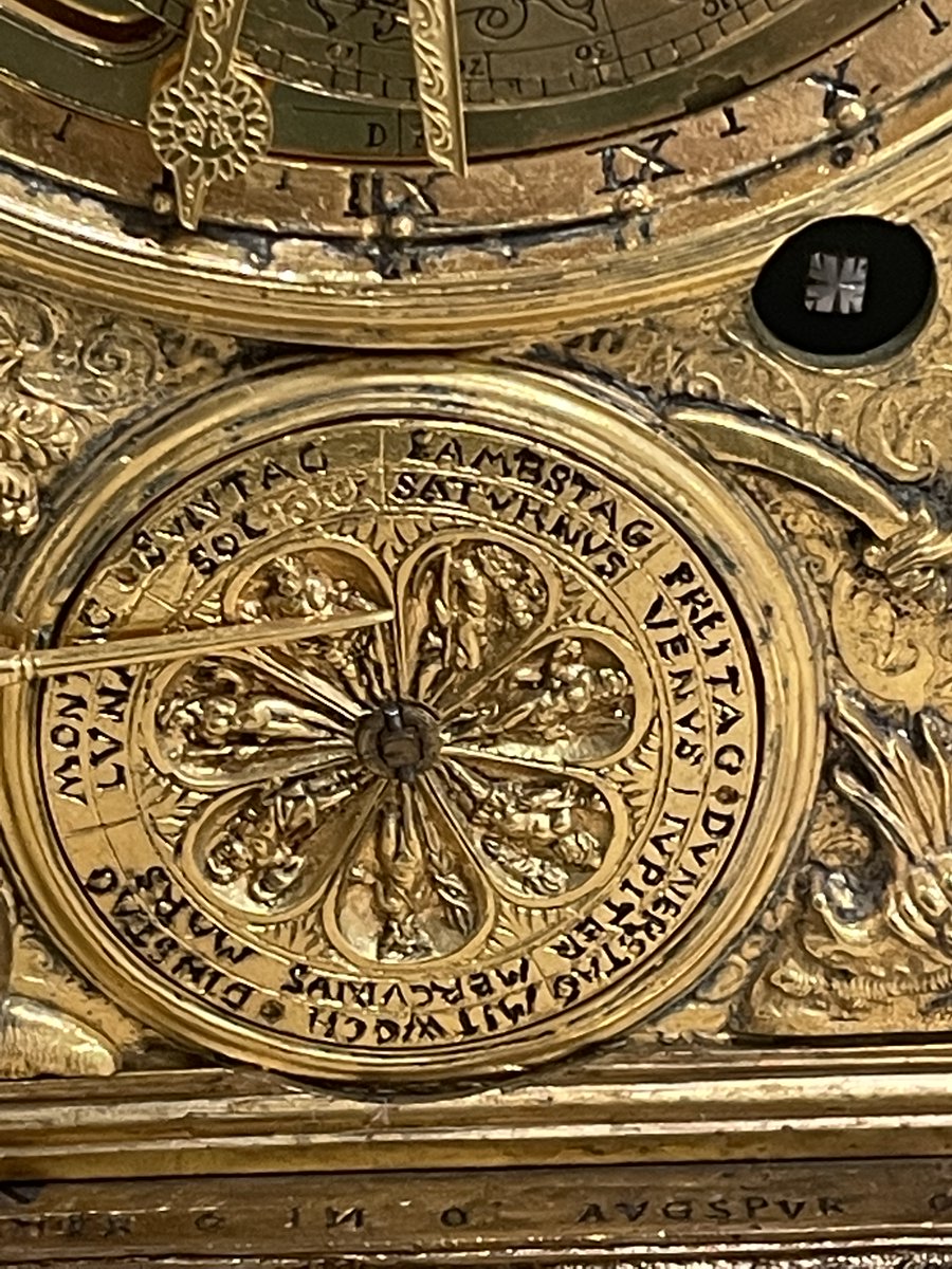 TimekeepingMus's tweet photo. Although a replica, the #astrologicalclock here at the #timekeepingmus, is a true work of art and science. The elegant aesthetic of this piece is dramatic.

#horology #horologicalmuseum @TimekeepingLib @clockandwatchuk #astronomy https://t.co/pZCrtWTGtL