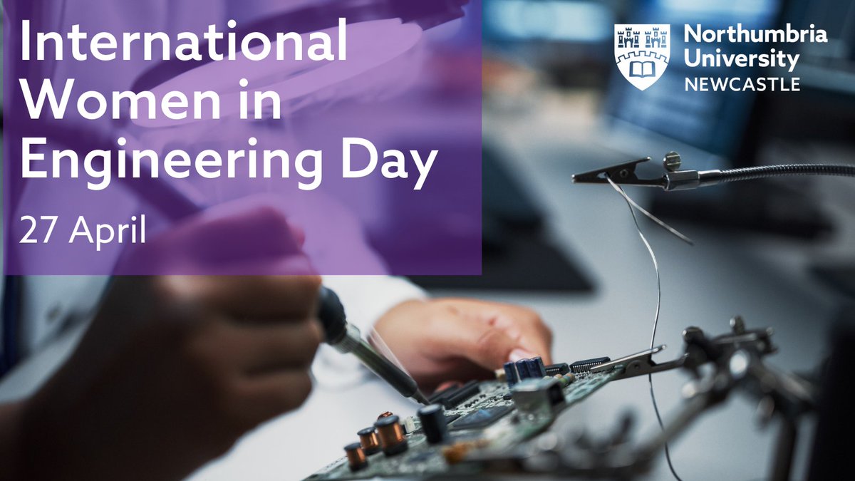 NUCivilEng's tweet photo. 27 Apr is International Women in Engineering Day, which brings together &amp; celebrates women, both students and staff, in any area of engineering in the region's 5 universities (@UniofNewcastle @NorthumbriaUni, @sunderlanduni, @TeessideUni  &amp; @durham_uni ). https://t.co/i8s63G5EAe