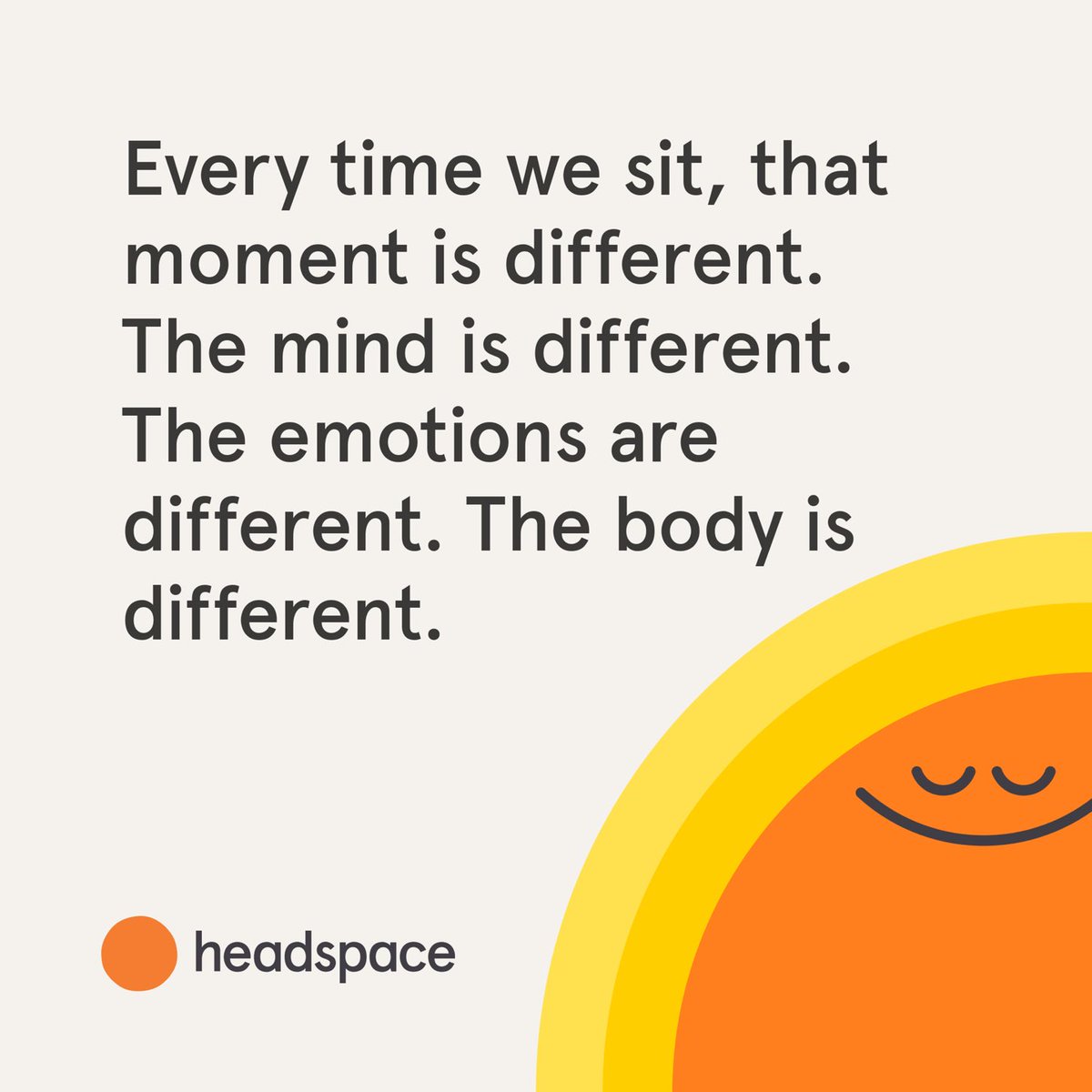 The smallest things can make the biggest difference. Put aside a few minutes for your mind today.💚 headspace.com/sharing-is-car…