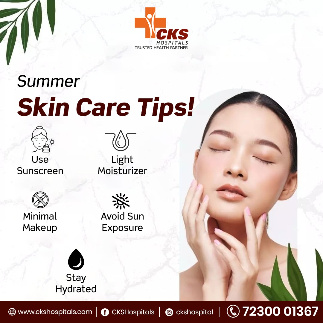 CksHospital's tweet photo. Follow these tips, and additionally, if you need the perfect routine.
.
.

Find out which skincare dos can help you beat the sun this summer and also let us know in the comment section.
☎️+91 7230001367
.
.
.
#ckshospitalsjaipur https://t.co/7WjNKEmxsz