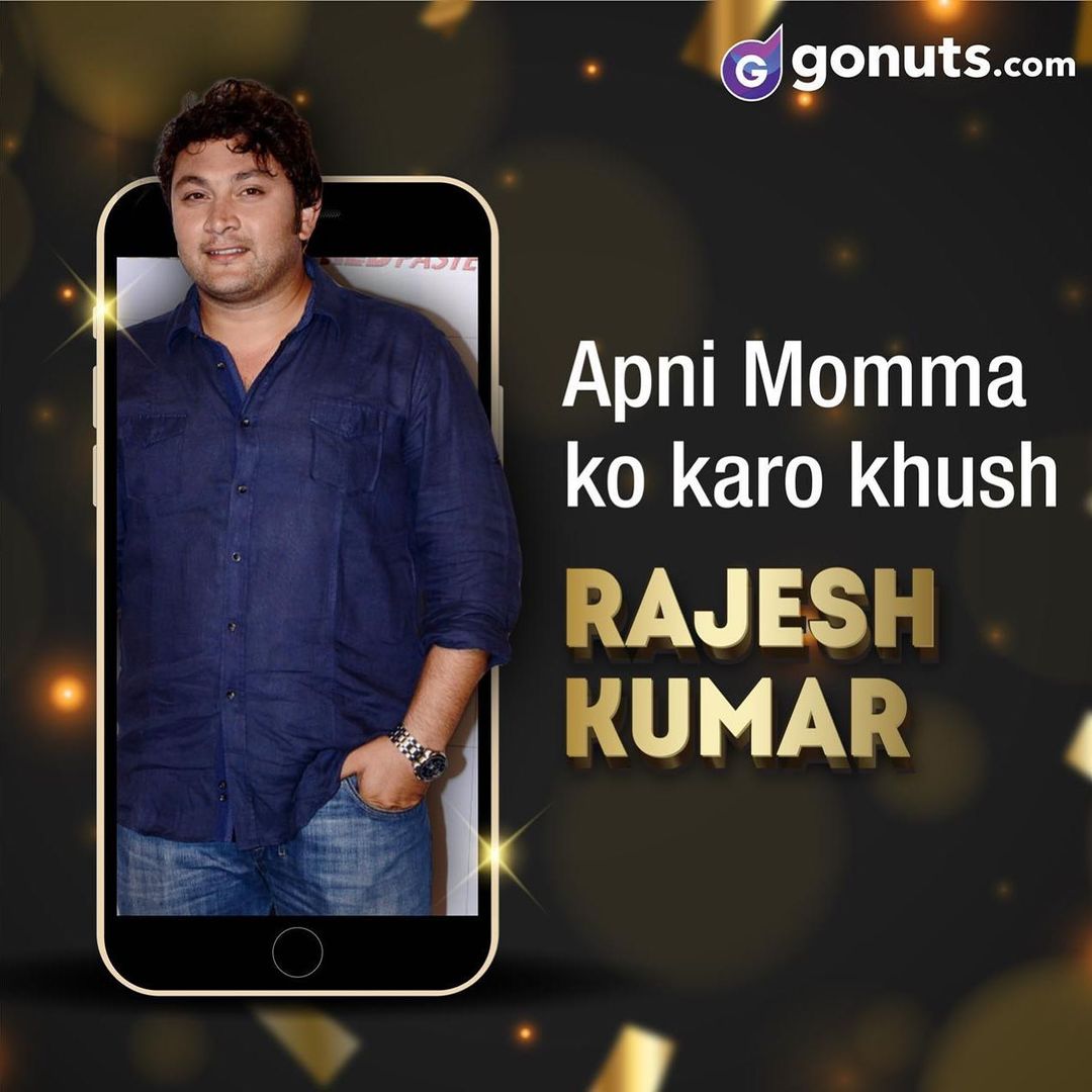 gonuts_dotcom's tweet photo. ’Tune mujhko janam diya, O momma, O momma, sabse acha karam kiya’’

Book kijiye Rajesh Kumar ka personalised video and impress your momma very soon.

Visit https://t.co/Za2wYt8fCf and book now

#GoNuts #NothingElseMatters #HomeToTheStars #Celebrity #CelebrityShoutouts #Celebs https://t.co/p9N8hJX1mB