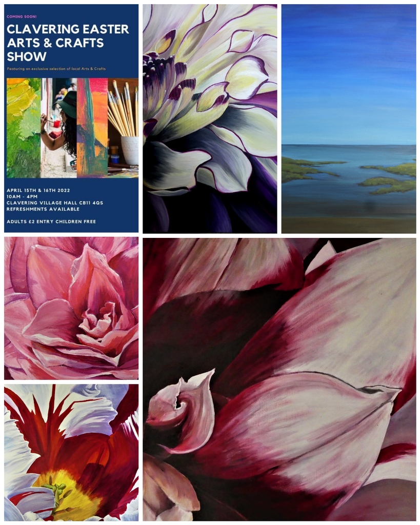 ABowlingArt's tweet photo. I will be joining this show for the first time and my florals will make a rare appearance. The show will also have some craft stalls. A lovely way to spend some time over Easter.
#art #artwork #contemporaryart #flowers #floral #acrylicpainting #exhibition #Clavering #Essex https://t.co/xQnwk3h96E