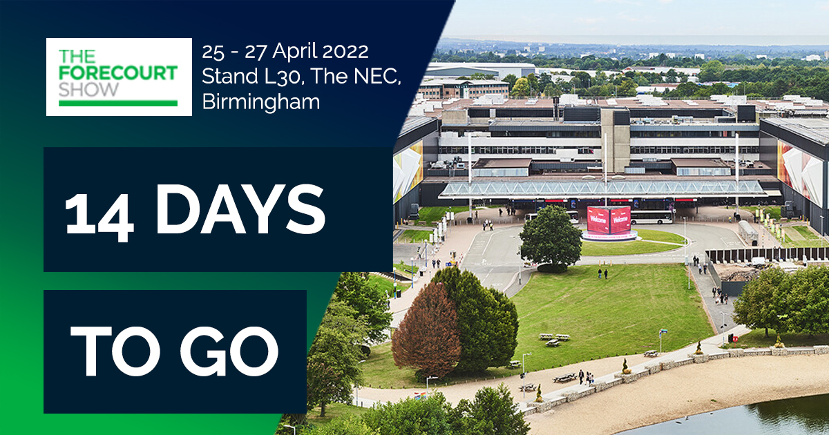 The UK’s biggest tradeshow dedicated solely to the forecourt and fuel market is around the corner!
With just 14 days to go until the doors open for The Forecourt Show. Join us on Stand L30 
Confirm your attendance here: gilbarcoforecourtshow.com