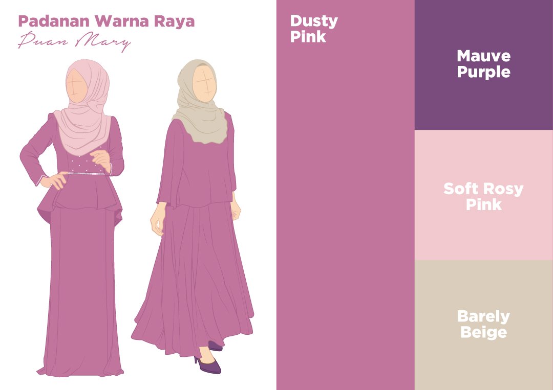 glowwe_official's tweet image. Padanan Warna Baju dan Tudung Raya ❤️❤️❤️