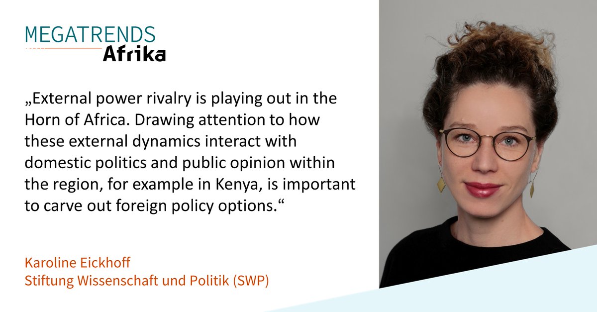 MT_Afrika's tweet photo. In this next episode of our little #meettheteam series, we'd like to introduce you to @KarolineEick. Karoline has set her eyes on the role of #externalactors. Her research looks at the interlinkages between their engagement and the domestic sphere in Kenya π°πͺ specifically. https://t.co/scnrtxc7yz
