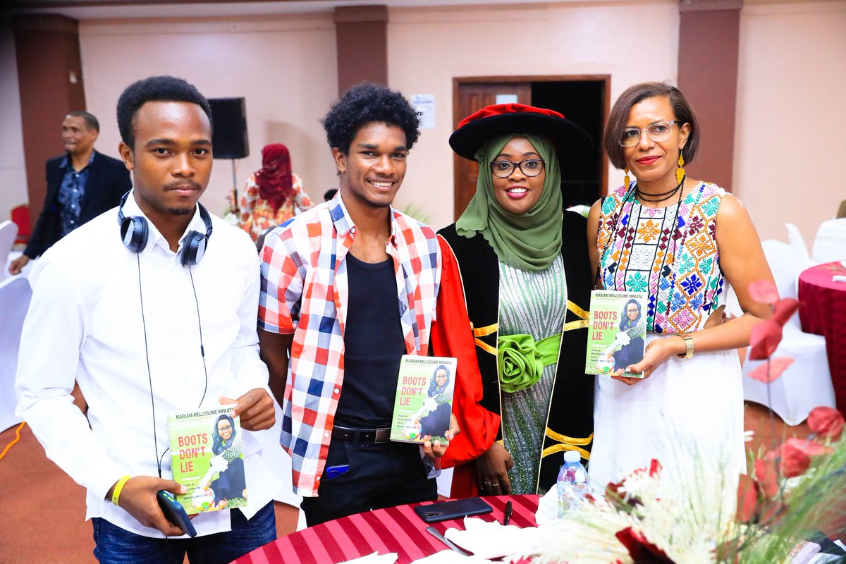 “I urge the public to not only support Marriam by buying her book but to support her vision because sport is intertwined with tourism which contributes more than $1.6m to our economy," Ajarova said. <a href="/LillyAjarova/">LillyAjarova</a>
<a href="/HamsonObua/">Denis Hamson Obua</a> 
MMM 
#BootsDontLie