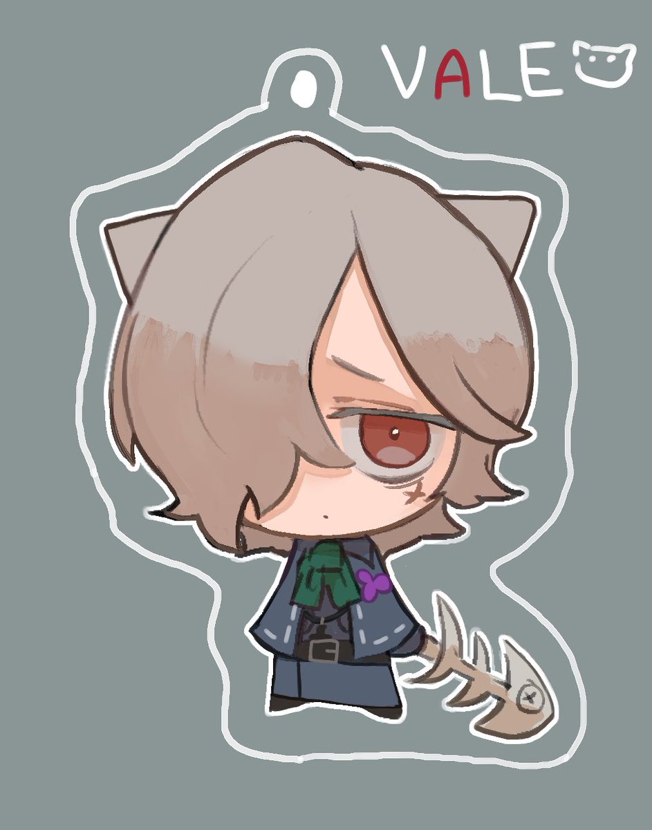 「Colored the VALE chibis and thought they」|(╯ `⊗﹁◓´） ╯ /(.□ . \)のイラスト