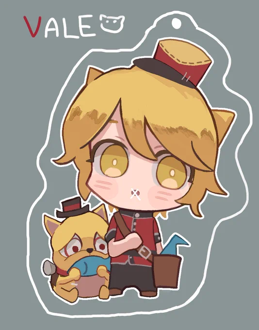 Colored the VALE chibis and thought they looked like keychains 