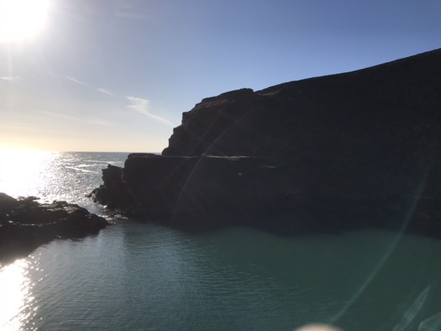 Porthgain to Blue Lagoon, Abereiddy. Followed by possibly the world's best fish and chips from <a href="/ShedPorthgain/">The Shed</a>.