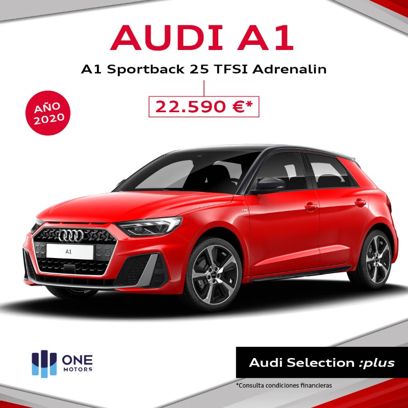 AudiCenterPalma's tweet photo. Ven ahora a #AudiCenterPalma y llévate el #AudiA1 que prefieras con entrega inmediata a un precio irrepetible. ¡No lo dejes pasar!
#AudiSelectionPlus