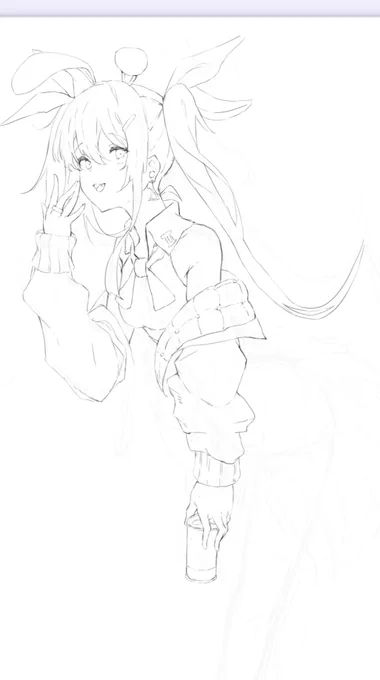 人生初の専門学校で描いたやつ
また授業で描くらしい 