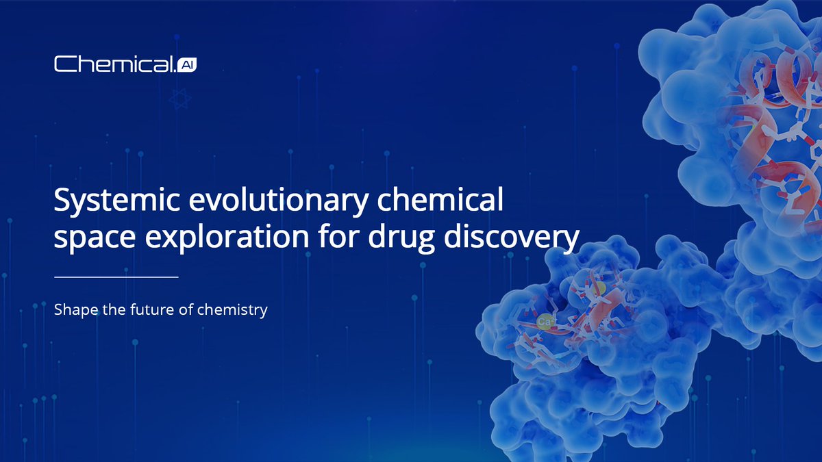 Dr.Ning XIA, CEO and founder of Chemical.AI co-published an essay named "Systemic evolutionary chemical space exploration for drug discovery" sharing his insights in drug design.
jcheminf.biomedcentral.com/articles/10.11…
#Chemical.AI #News #synthesis # Cheminformatics