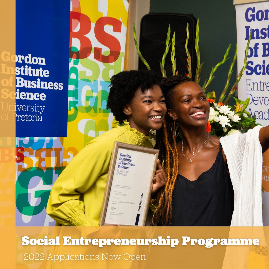 Passionate about a social problem you’d like to solve? Apply for our Social Entrepreneurship Programme. The sought-after course takes excellence in business innovation thinking &amp; applies it to the social development space. Apply before 30 April 2022: gibs.co.za/sep