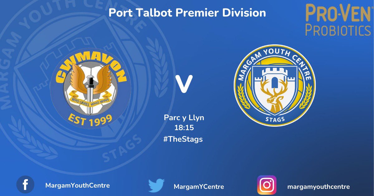 The games keep coming thick and fast for #TheStags! It’s Tuesday night football this week as we face @CwmafanC. Big push needed to get the win and all support would be appreciated 🦌