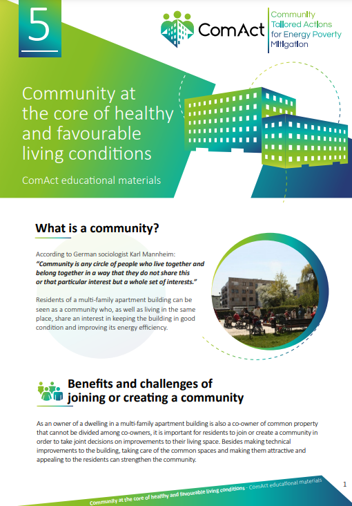 🔎Test your knowledge on #energyefficiency &amp; buildings!🏘️

⚡️We produced a series of factsheets on key topics: #renewableenergy, multiple benefits, increasing #EnergyEfficiency, community &amp; energy consumption

Also available in 🇭🇺🇱🇹🇲🇰🇺🇦🇧🇬, find them out 👉comact-project.eu/new-comact-fac…