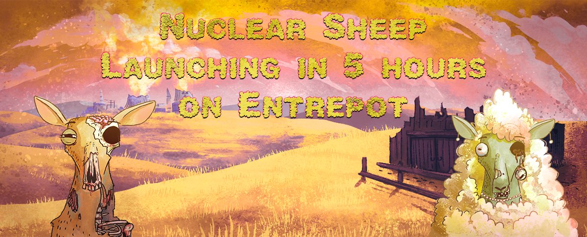 🐑Nuclear Sheep are launching in 5 hours on @EntrepotApp! 🚀

🐑Join our adventure as we uncover day by day the mysteries of Baha!🗺️

#Dfinity #ICP #NFTCommunity #ICPFamily #NFTs #NuclearSheep