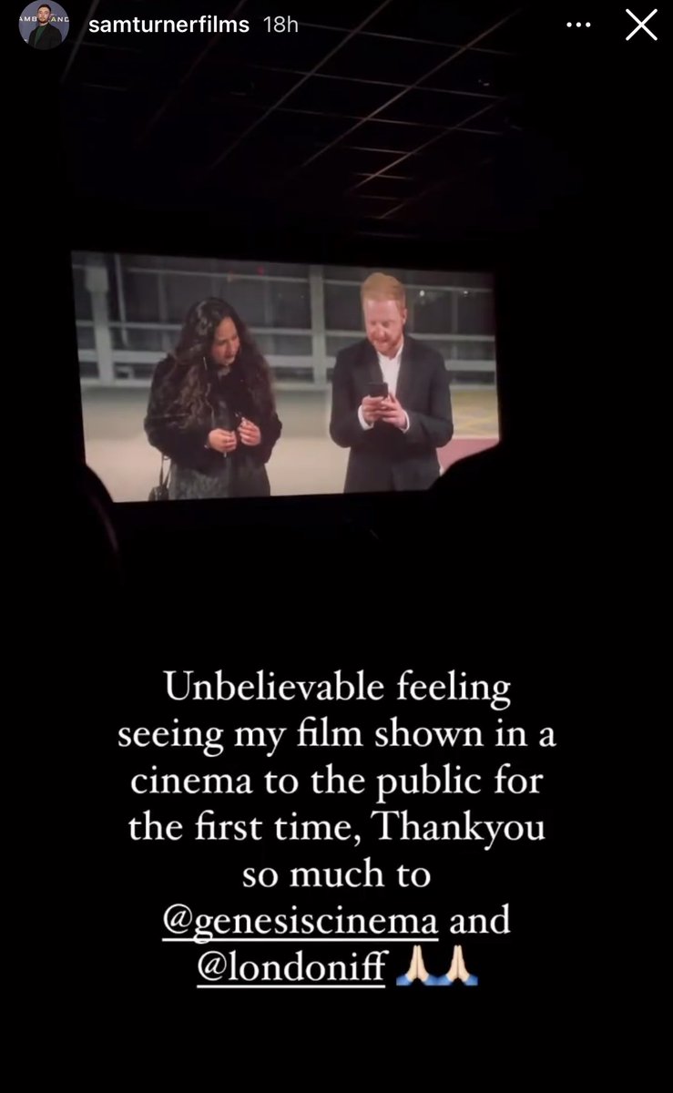 Steph_Houtman's tweet image. Wish I could’ve been at @LondonIFF to watch the screening of our short film #point5 by @SamTurnss Looked like a brilliant evening! @GenesisCinema 🎞 #comedy #comedyshort #comedyactor #shortfilm #LondonIFF #filmfestival #actorslife #savetheplanet #topboy