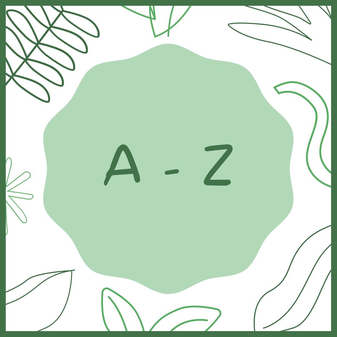 💚 A to Z of Wee Bit Of This And That 💚

My motivation to post on social media has been really low recently so in attempt to get back into it I have set myself a little challenge! 

I will be taking a new letter for every post and talking about something related to this biz