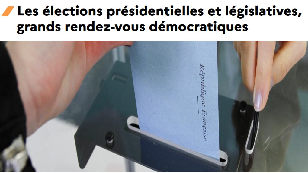 histgeo_edu_num's tweet photo. [Page disciplinaire #HG]
✅ Les élections présidentielles et législatives
✅ Une question au cœur des programmes d’enseignement
✅ Des scénarios pédagogiques #Éduabse et des #Ress_Num pour évoquer en classe ces grands moments démocratiques #EMC
👉 https://t.co/XtNqE1hEds https://t.co/N93CIw5brN