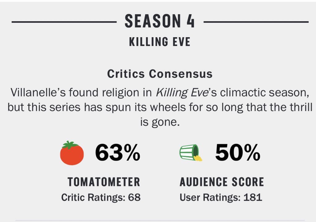 MonstarrocK's tweet photo. this pains me but well fucking deserved #killingeve #LauraNeal https://t.co/l7x7J3j5gG