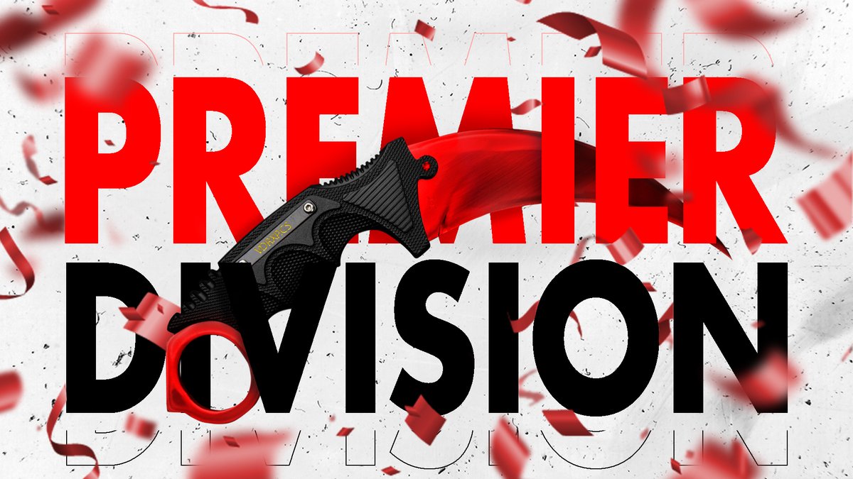 ‼️CSGO‼️

After putting in the hours and hard work, our #CSGO gents have placed top 2 in the <a href="/VSGamingWorld/">Telkom VS Gaming</a> 1st Division and will be premoted to Prem! 

Congratulations gents, well deserved! 

<a href="/Dingooooooo/">Dingo</a> 
<a href="/Blades_CSGO/">steven</a> 
<a href="/Gonzo_Who/">Seb</a> 
<a href="/HootsmanCS/">Marco Fourie</a> 
<a href="/ChilliBigWilli/">Graedon Hawthorn</a> 

#WeAreVdrxp