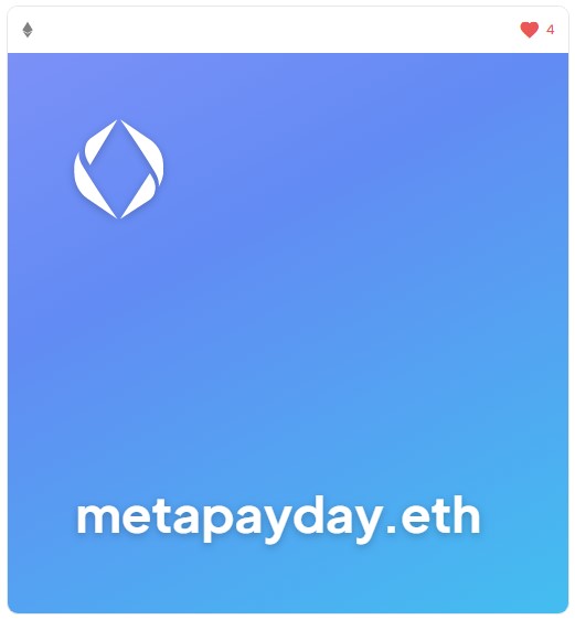 sergmi_eth's tweet photo. 2 fresh "meta" #ENS just minted, both almost identical utility:
metapayday.eth π΅
https://t.co/pTnwYSYVBS
metadong.eth π
https://t.co/3Mzz7J0web
$ENS #ensdomains #NFTs #NFT #ENSaneDOMAINS #noeggplantemojisallowed https://t.co/1xZaBTPGk1